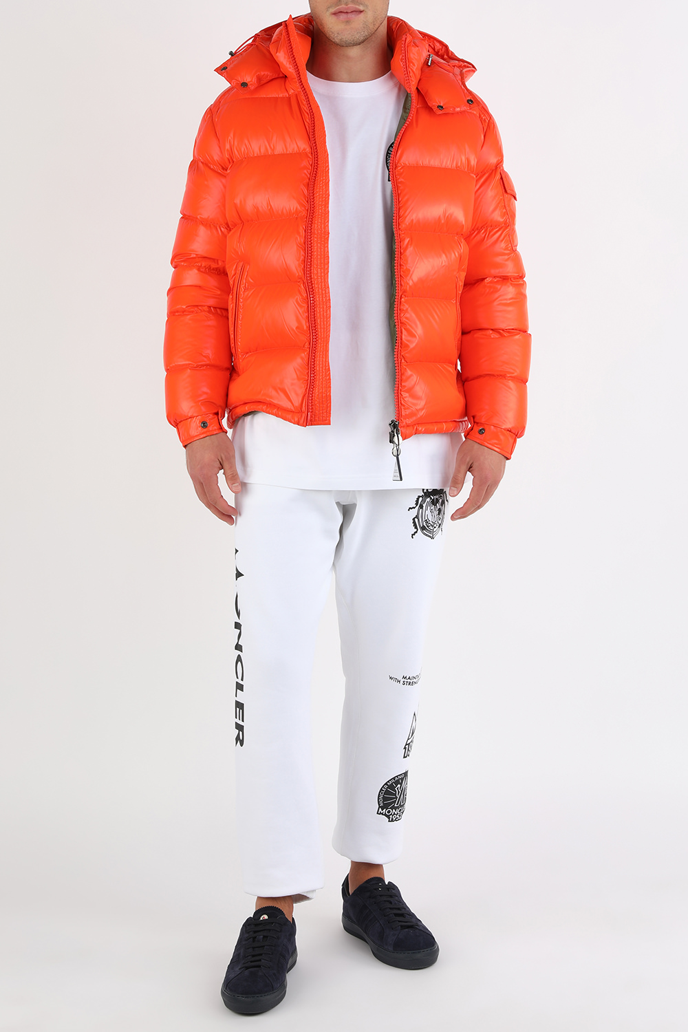 מעיל מאיה פאפר עם סגירת רוכסן בגוון כתום מבירק